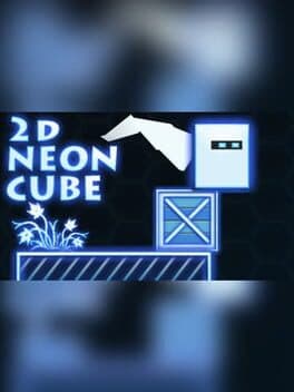 2D Neon Cube cover