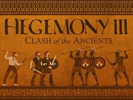 Hegemony III: Clash of the Ancients cover