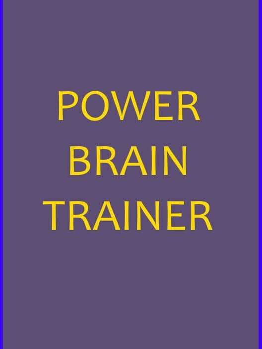 Power Brain Trainer cover