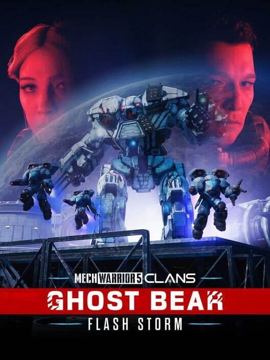Mechwarrior 5: Clans - Ghost Bear Flash Storm cover