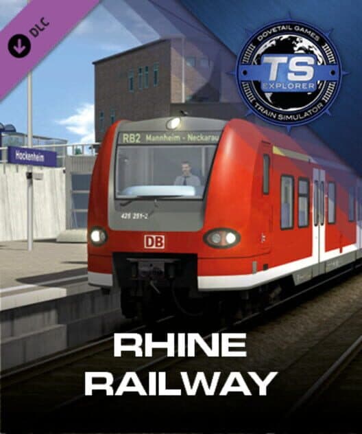 Train Simulator: The Rhine Railway: Mannheim - Karlsruhe Route Add-On cover